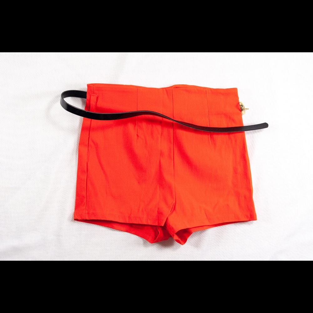 Red shorts